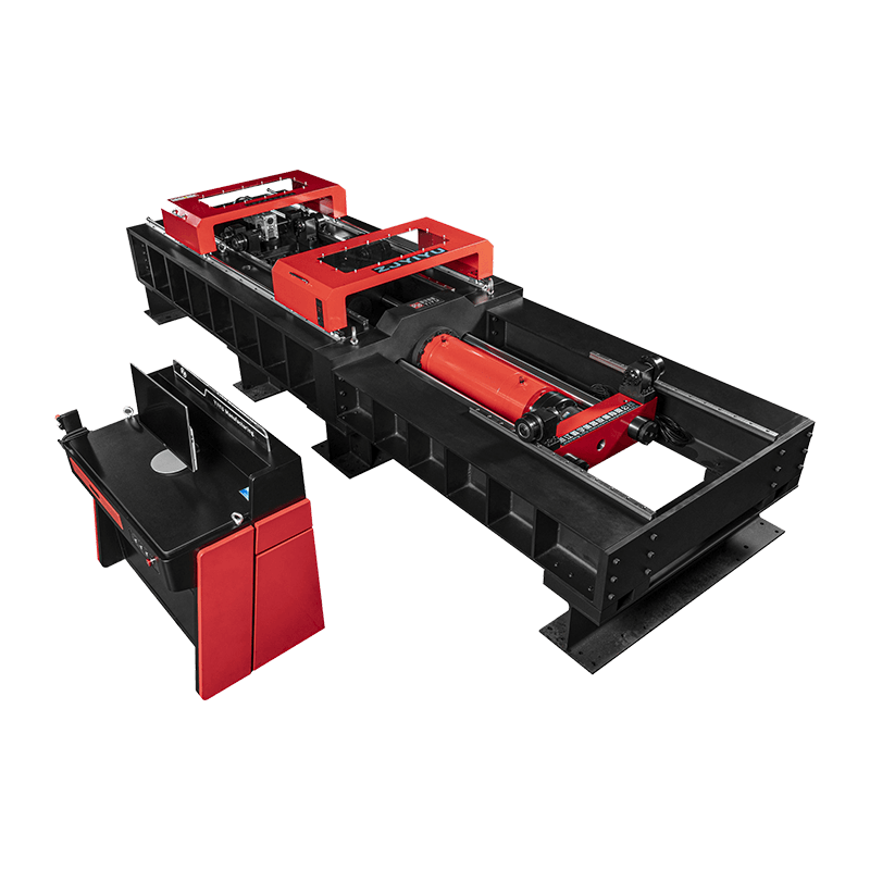 마이크로프로세서 제어 전기유압 서보 만능재료시험기(수평형)